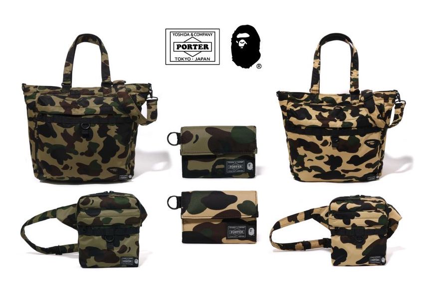 7/26発売|A BATHING APE × PORTER 1st Camo collection|抽選/販売/定価情報