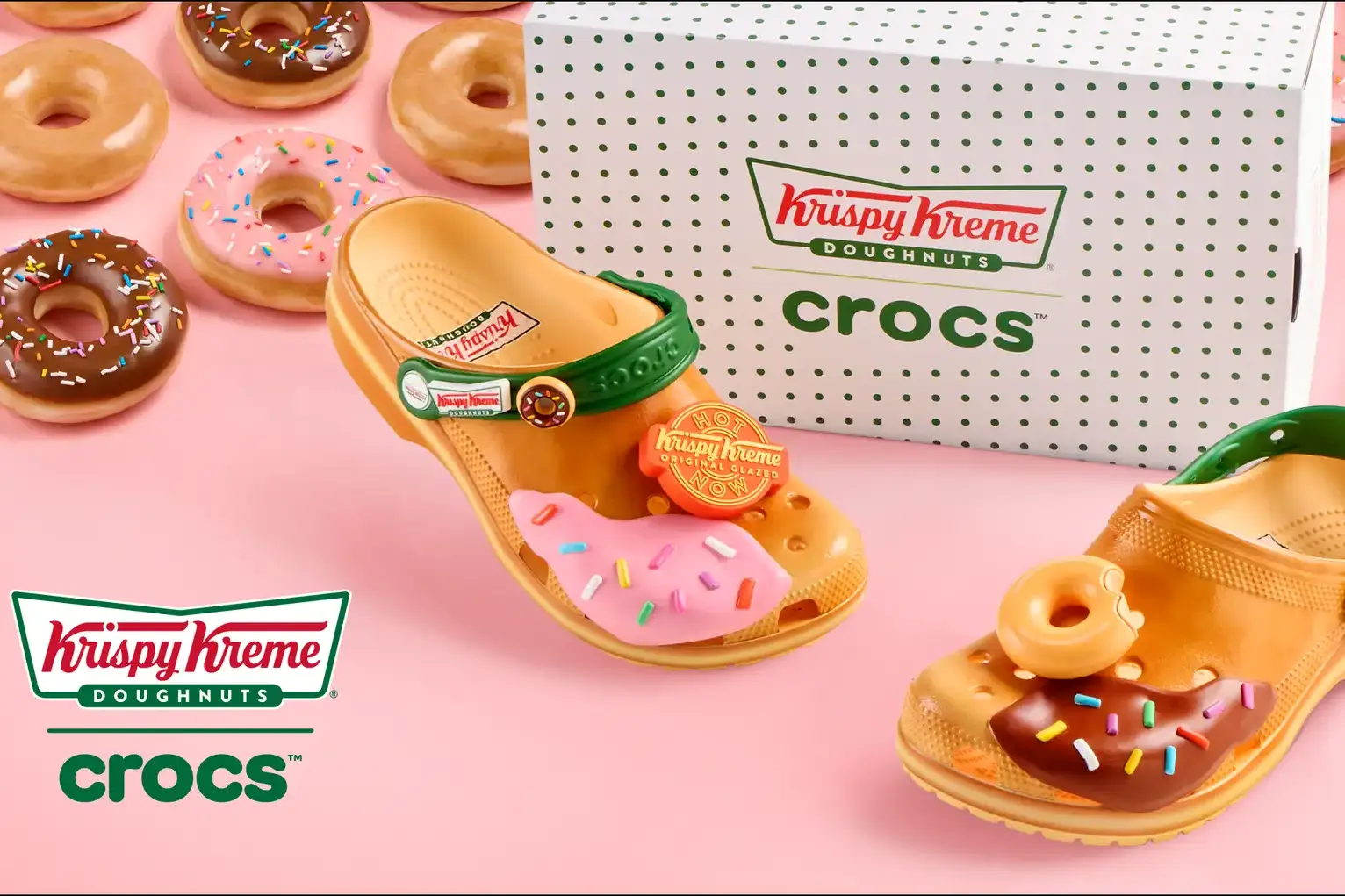 8/6発売｜Krispy Kreme × Crocs Classic Clog "Golden Hour"｜抽選/販売/定価情報