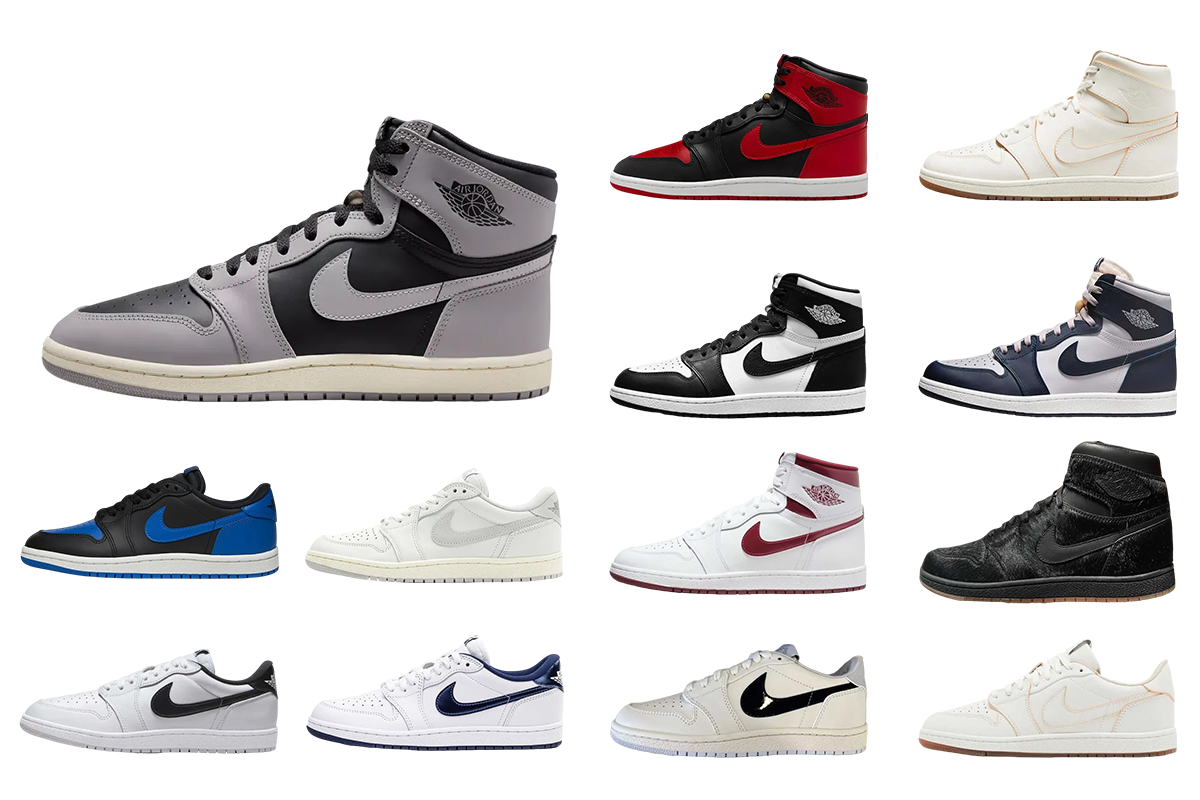 待望の一足"Reverse Shadow"を含む、「Nike Air Jordan 1 '85」の人気モデルをズラッと紹介！