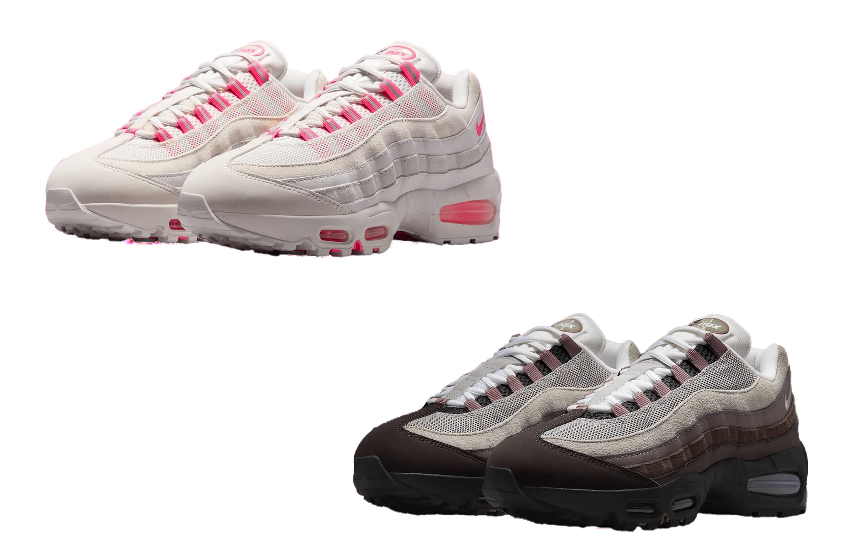 Nike Air Max 95 グレー ピンク スニーカー 【nike公式】エア-マックス-95-