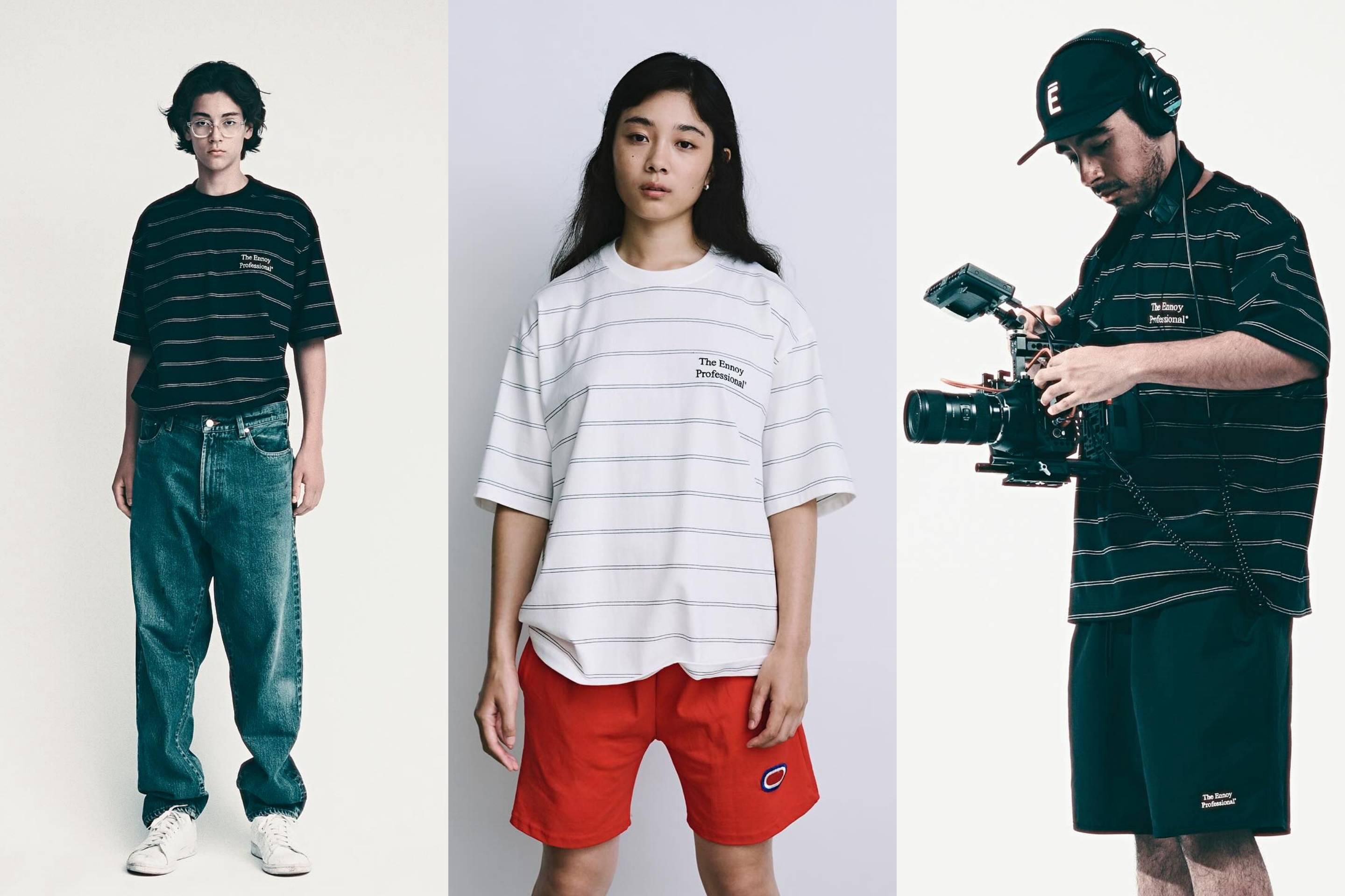 8/3発売｜ENNOY Panel Border S/S T-Shirt 3colors｜抽選/販売/定価情報