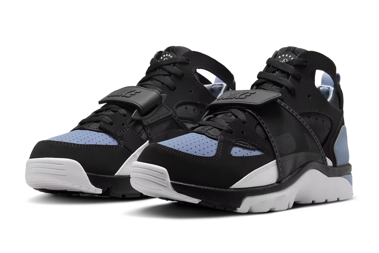8/18発売｜Nike Air Trainer Huarache "Black/Cool Blue" (2025)｜抽選/販売/定価情報