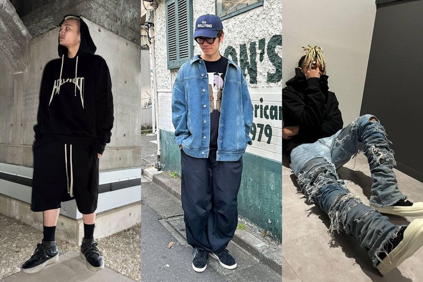 「Rick Owens DRKSHDW」で叶える、大人のための"攻め"の個性派スタイル3選