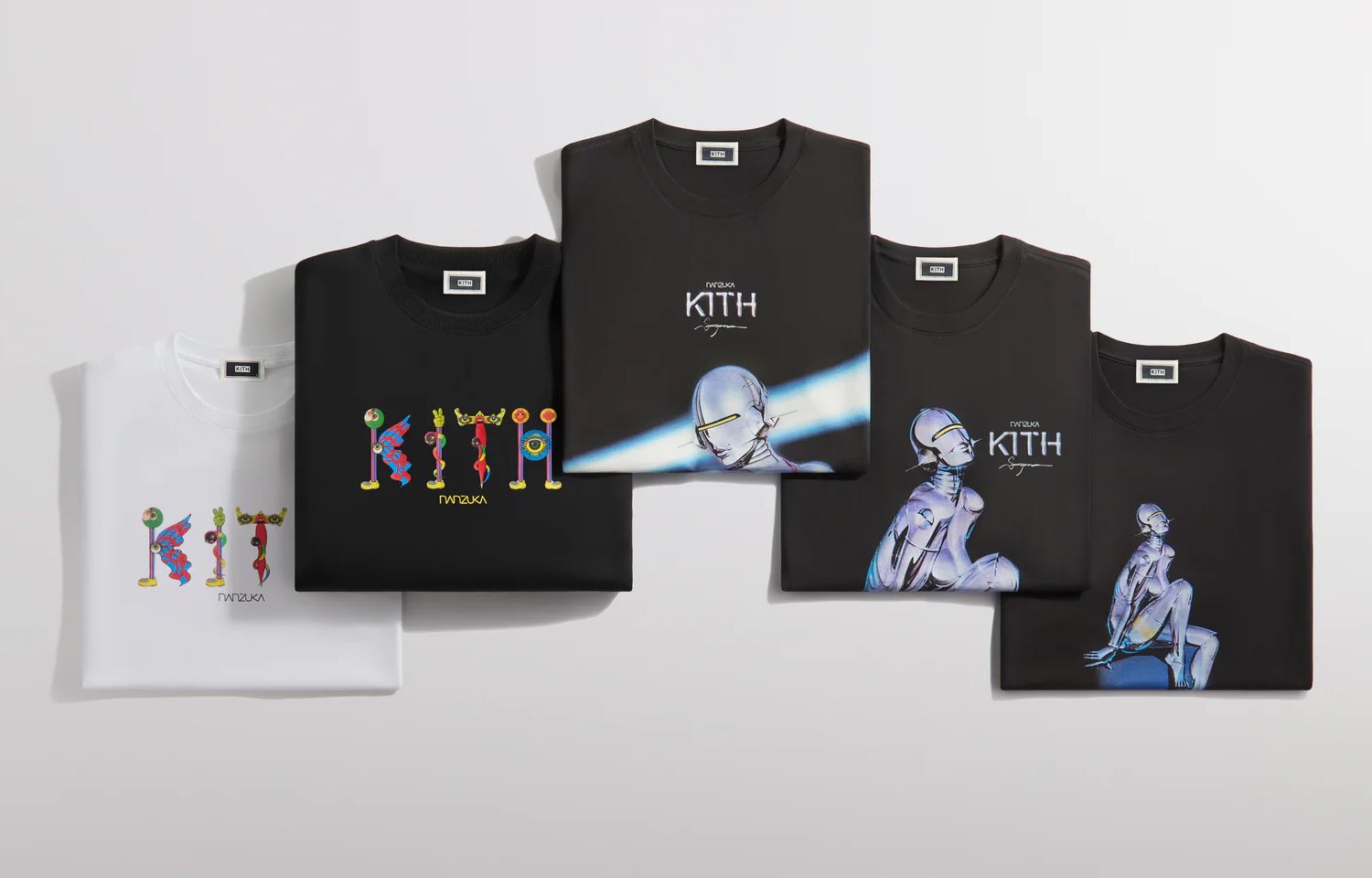 Kith Tokyoが5周年を記念し、NANZUKAとのコラボを発表！田名網敬一氏、空山基氏のアートワークをまとったアイテムが登場。
