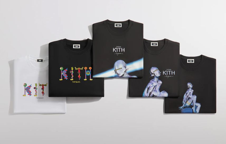 KITH Tokyoが5周年を記念し、NANZUKAとのコラボを発表!田名網敬一氏、空山基氏のアートワークをまとったアイテムが登場。