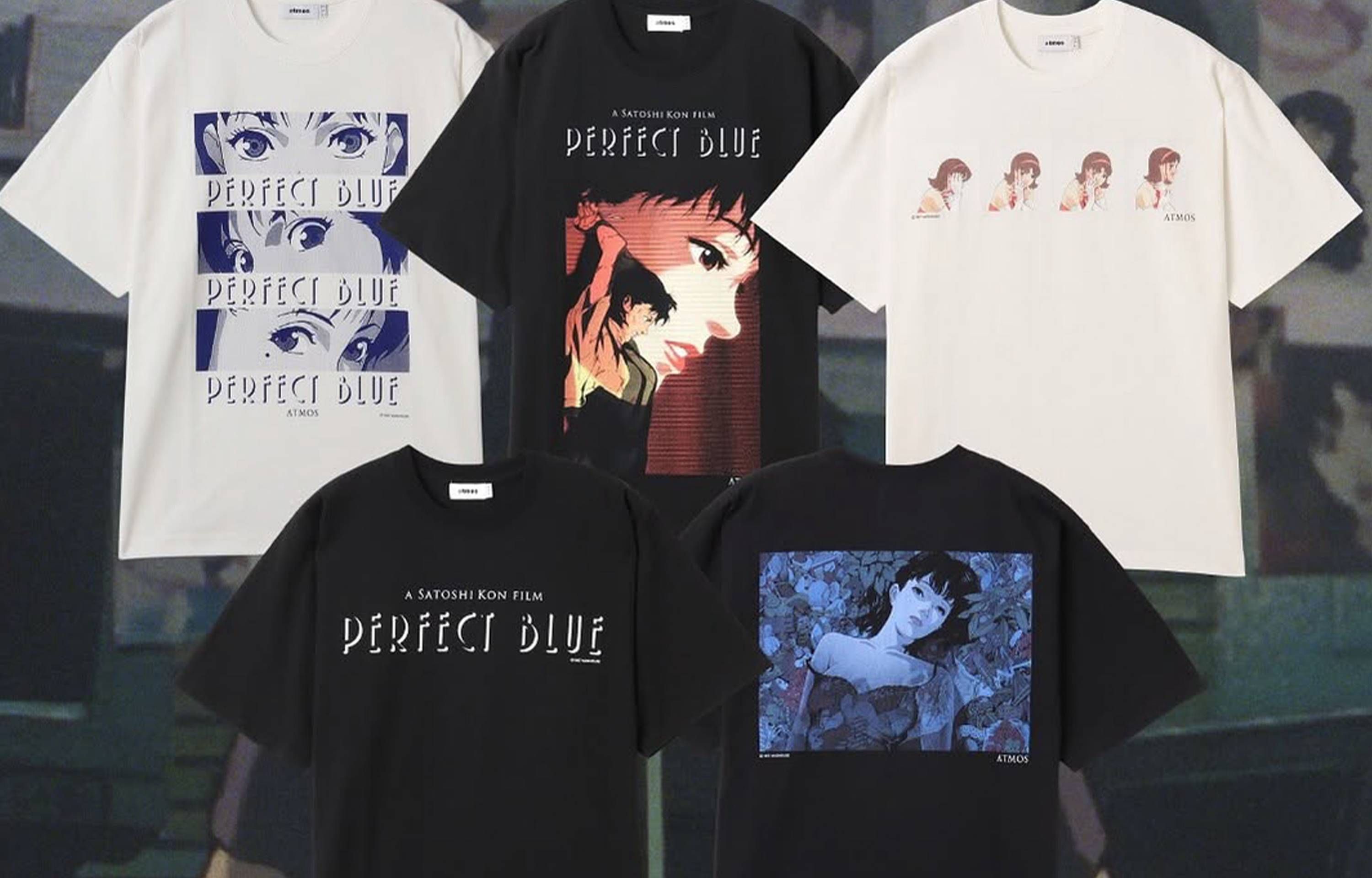 atmosがサイコホラーアニメ映画『PERFECT BLUE』とのコラボT