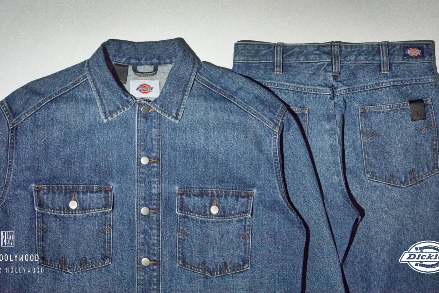 予約受付中｜BEAMS × Dickies デニム ダブルニー カーゴパンツ