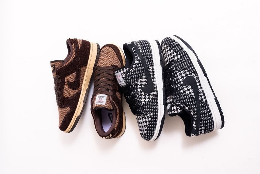 8/25・8/27発売|Harris Tweed × Nike Women's Dunk Low 2colors|抽選/販売/定価情報