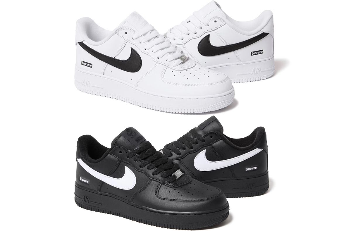 最新リーク｜Supreme × Nike Air Force 1 Low 2colors｜抽選/販売/定価情報