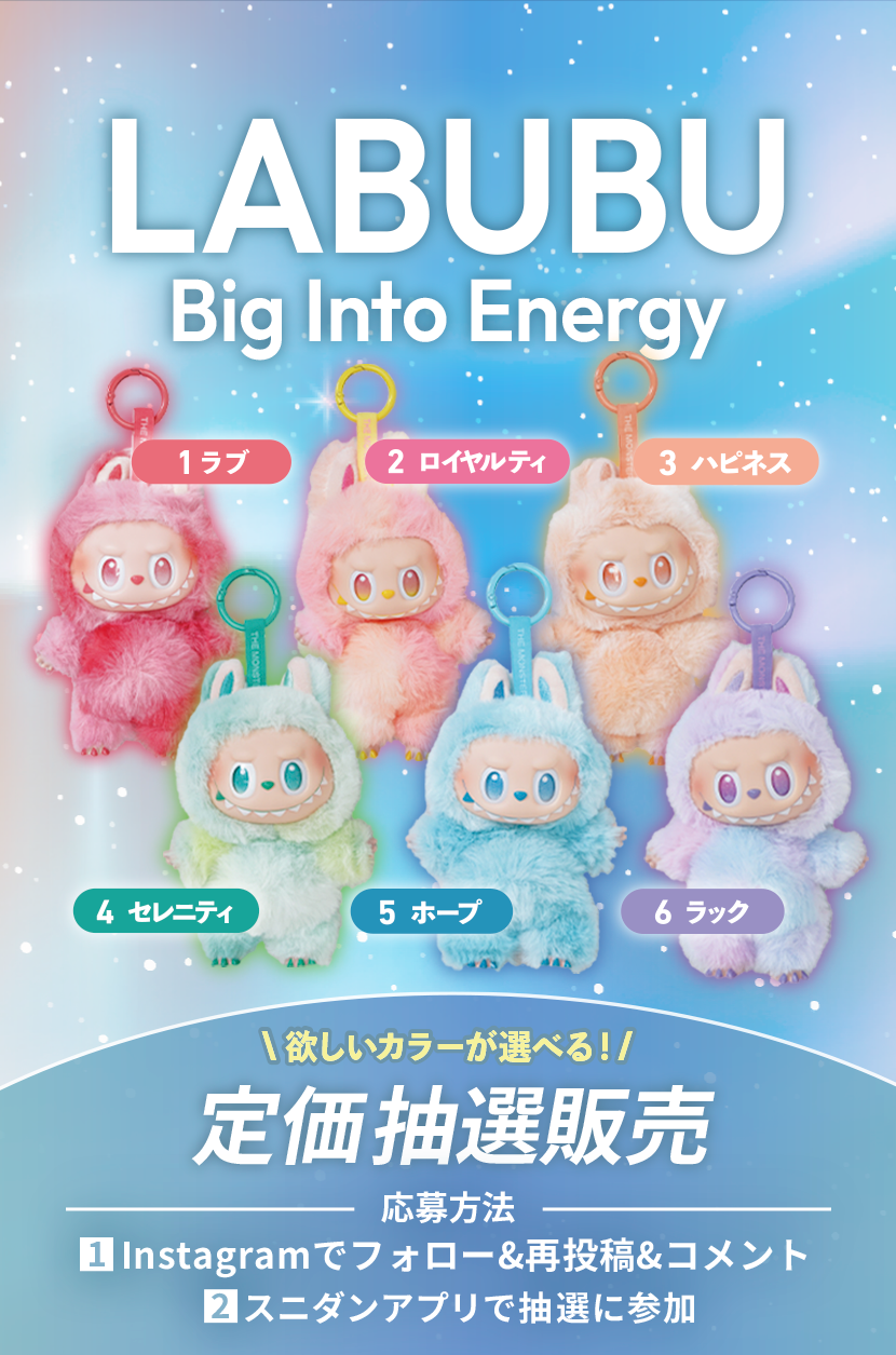 THE MONSTERS Big into Energy ラブブ 2種セット POP MART THE