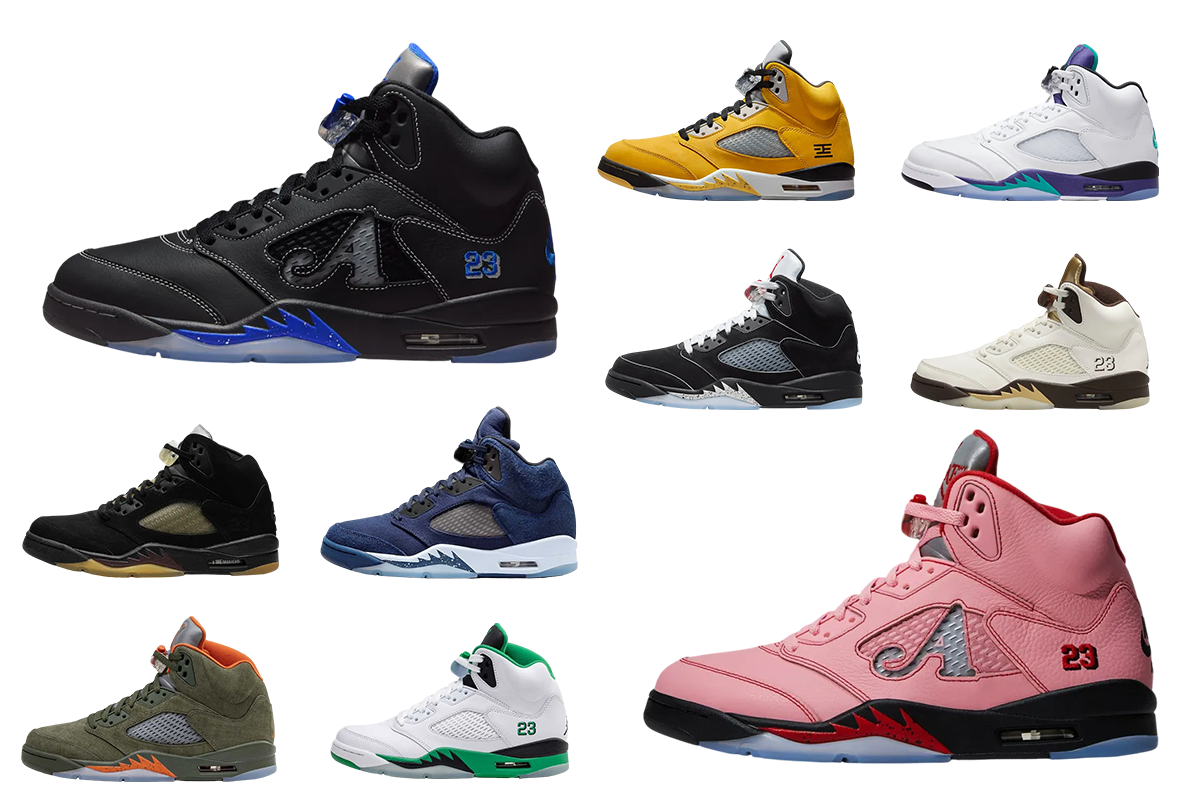 「Awake NY」とのコラボモデルが話題の「Nike Air Jordan 5」 人気モデルをピックアップ！