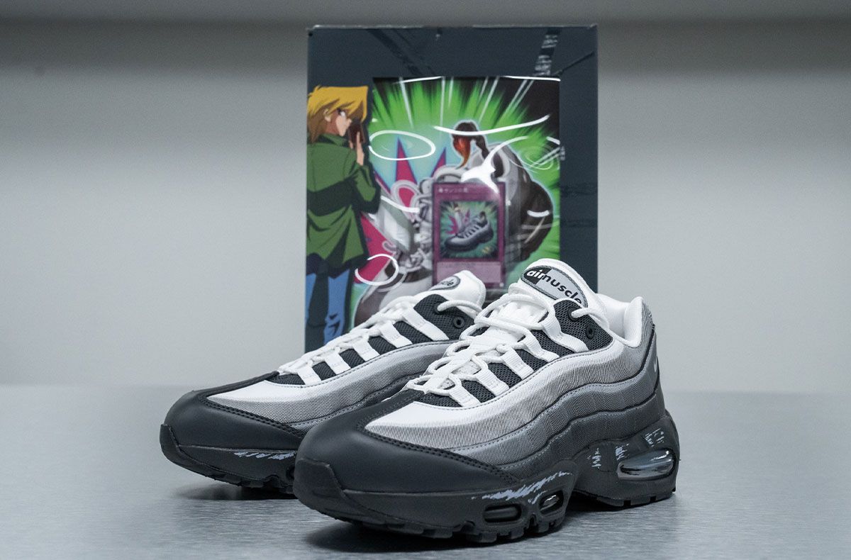 【実物フォトレポート】Yu-Gi-Oh! × Nike Air Max 95 "Air Muscle/Jonouchi"『遊戯王』作中に登場した幻の一足が遂に現実に！