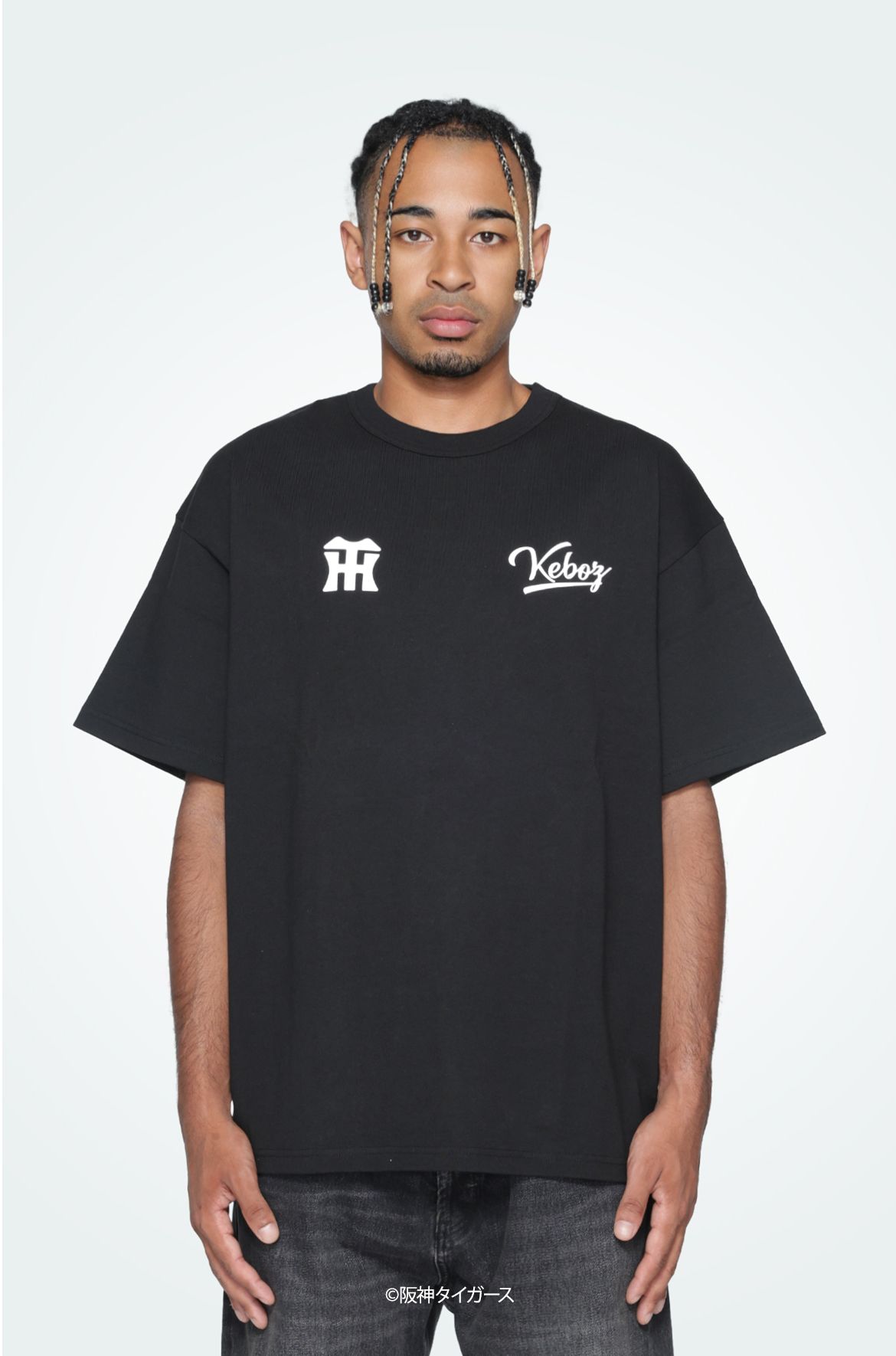ケボズ 阪神タイガース x ケボズ B3R ショートスリーブTシャツ