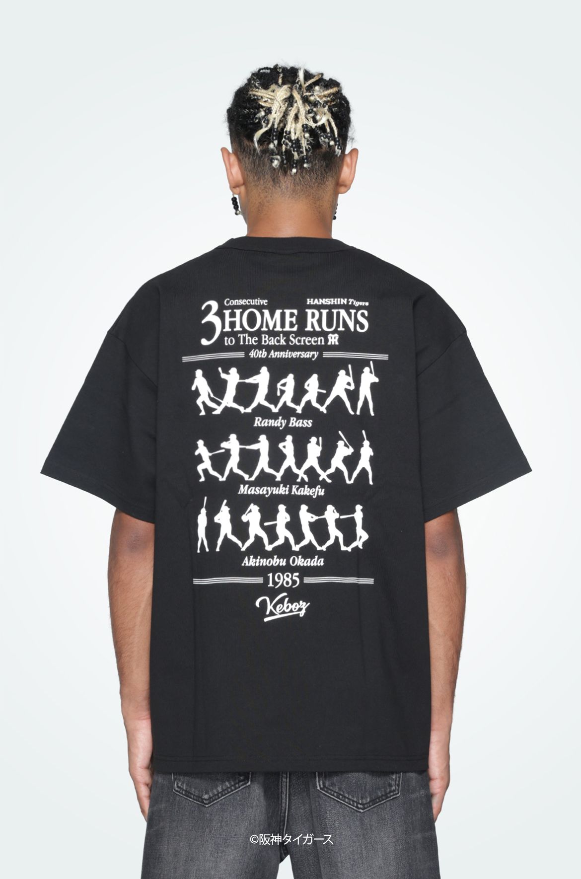 ケボズ 阪神タイガース x ケボズ B3R ショートスリーブTシャツ