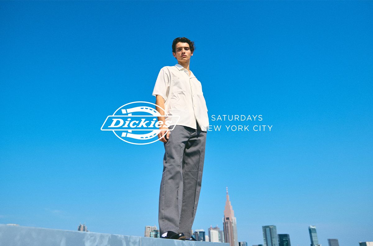 Dickiesのワークウェアが都会的に進化。Saturdays NYCとの最新コラボパンツ3型が発売