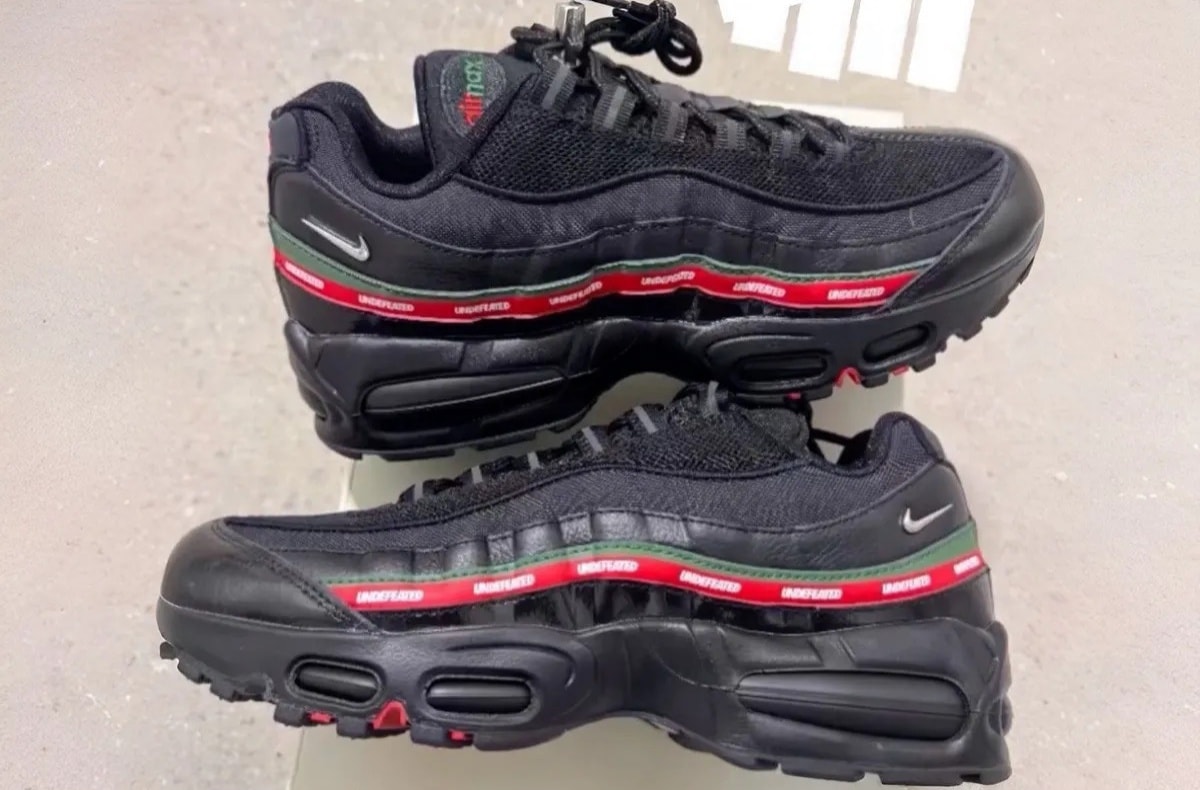 最新リーク｜UNDEFEATED × Nike Air Max 95 SP "Black"｜抽選/販売/定価情報