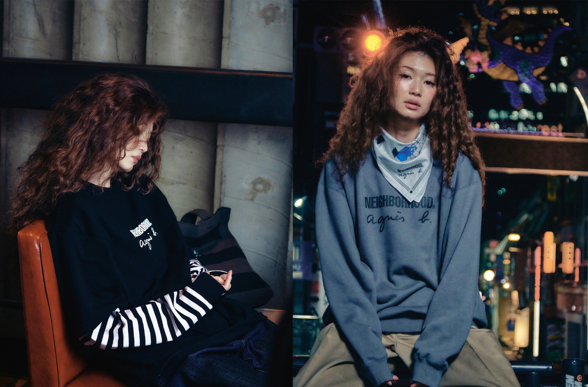 NEIGHBORHOOD. agnès b. コラボtシャツ NH X AGNES B. . CREWNECK SS-1