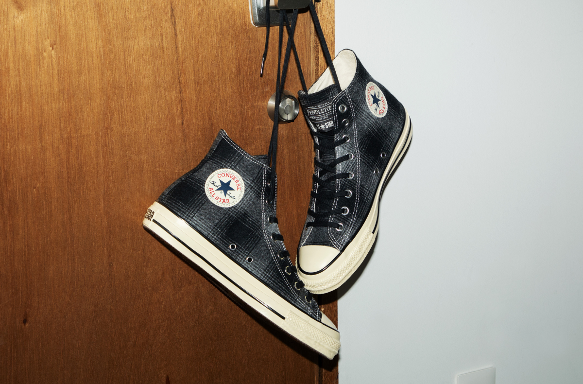 10/15発売|Pendleton × Converse All Star Aged Hi "Black/Grey"|抽選/販売/定価情報