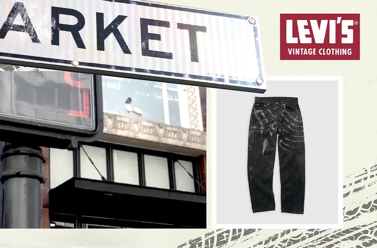 路上で偶然発見された一本を復刻?Levi’s® Vintage Clothing「4th & Market Jeans」が10/8より発売!