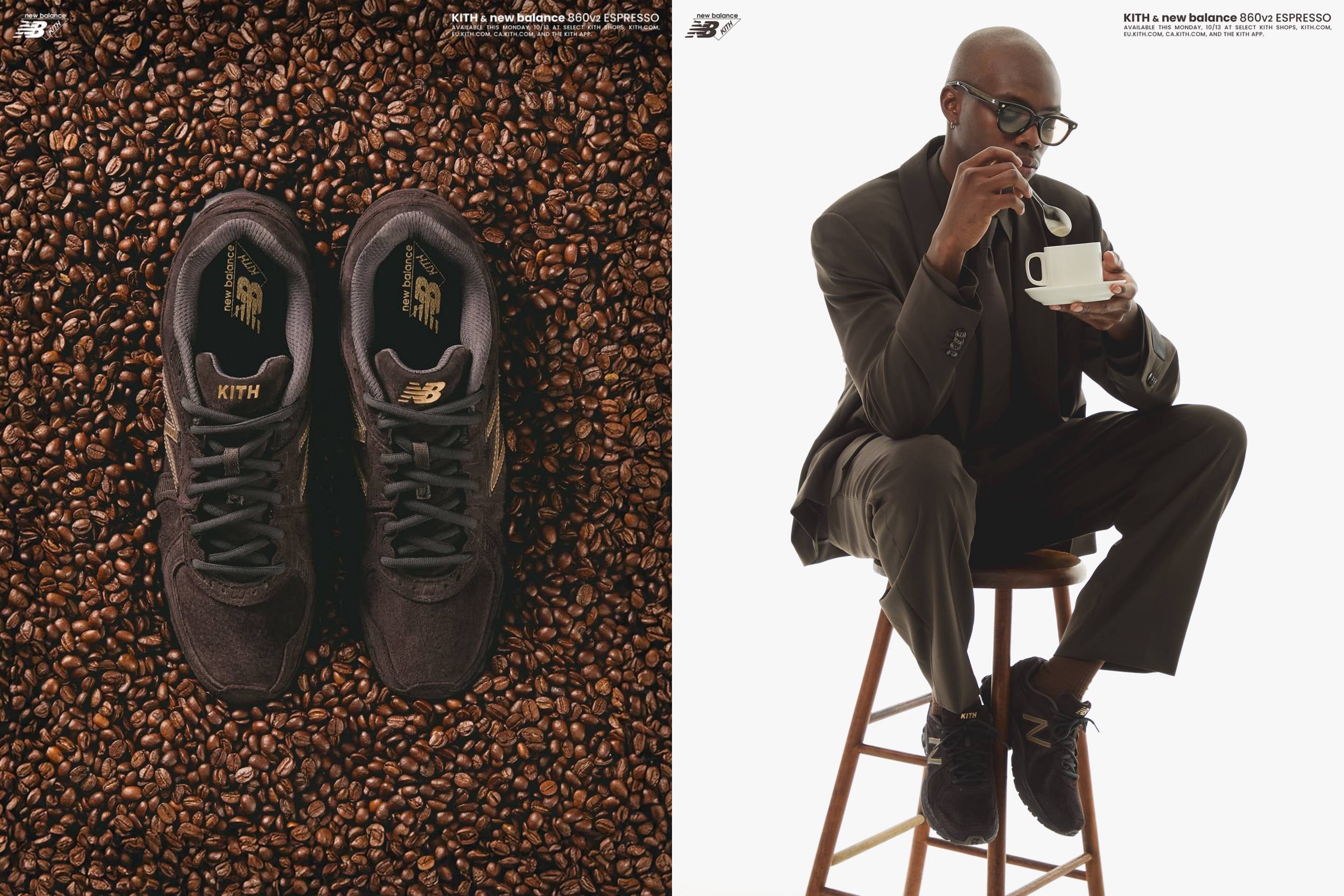 10/13発売|KITH × New Balance 860V2 "Espresso"|抽選/販売/定価情報
