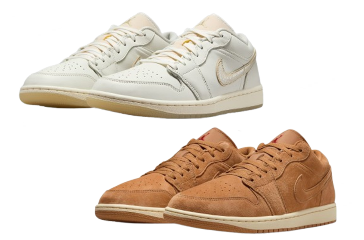 10/18発売｜Nike Women's Air Jordan 1 Low 2colors｜抽選/販売/定価情報