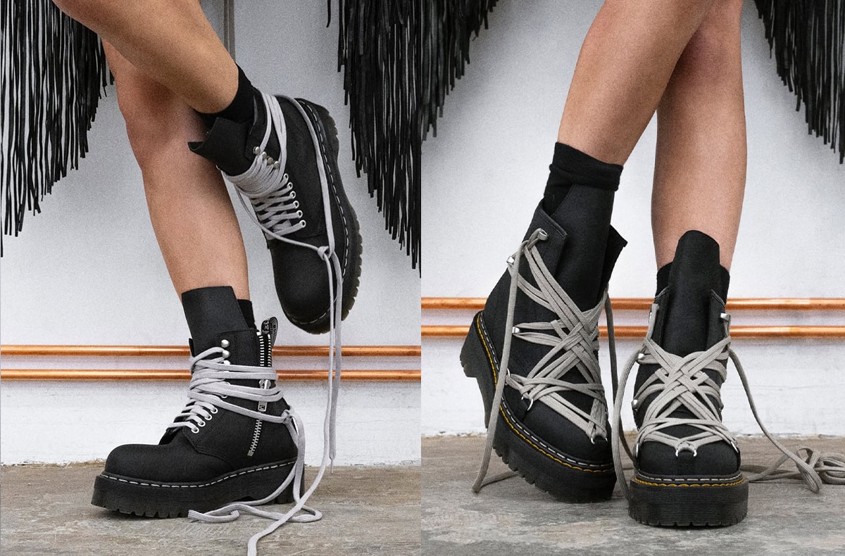 10/16・10/17発売｜Rick Owens × Dr.Martens FW25 collection｜抽選/販売/定価情報