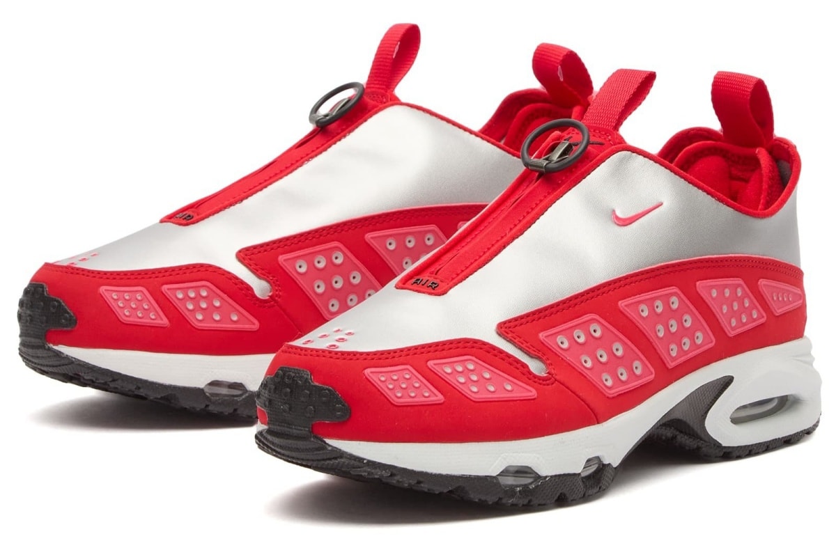 10/21発売|Nike Women's Air Max SNDR "Fusion Red and Silver"|抽選/販売/定価情報