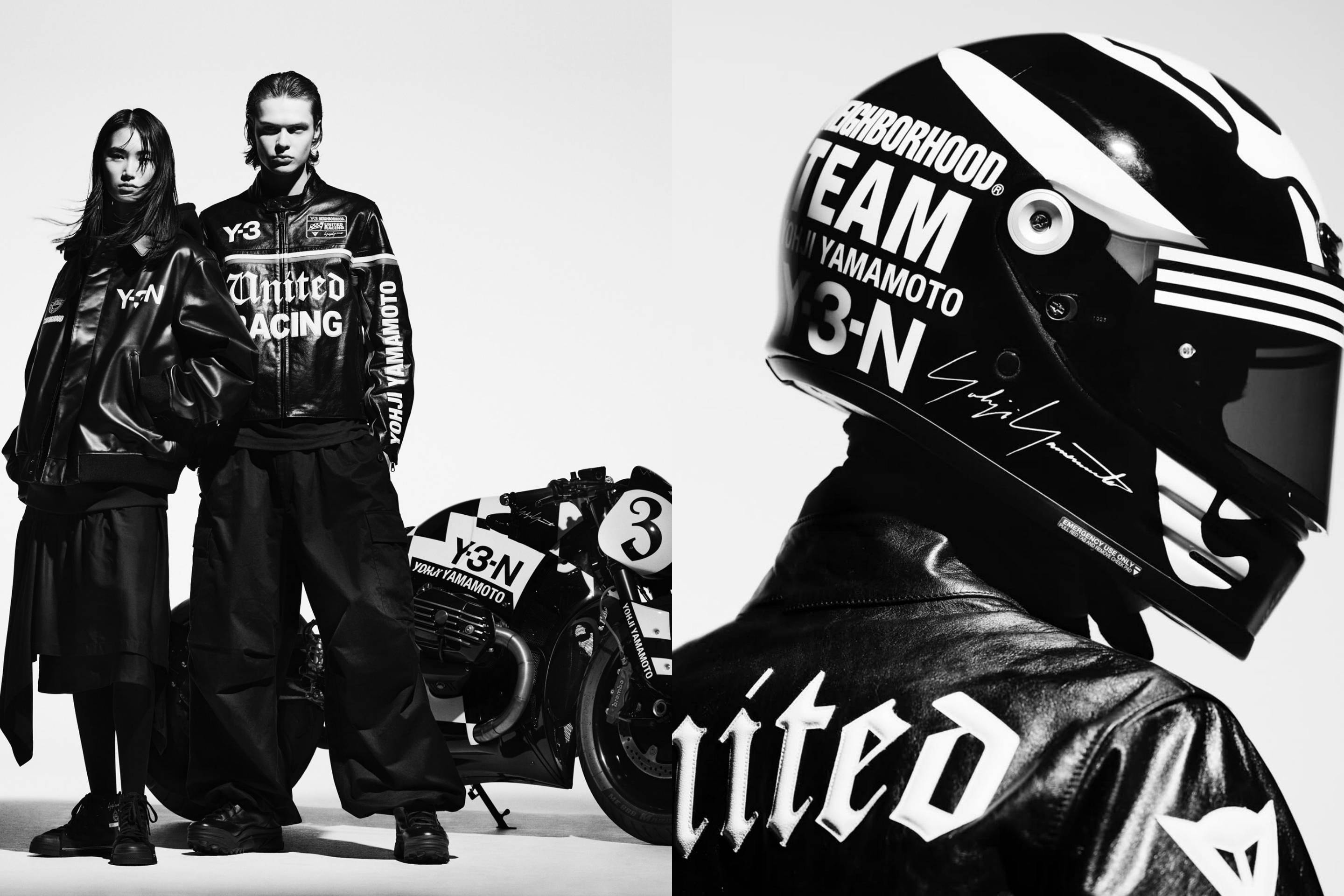 Y-3 × NEIGHBORHOODが10月25日より発売！モーターサイクル、ストリート、スポーツが交差するコラボコレクション