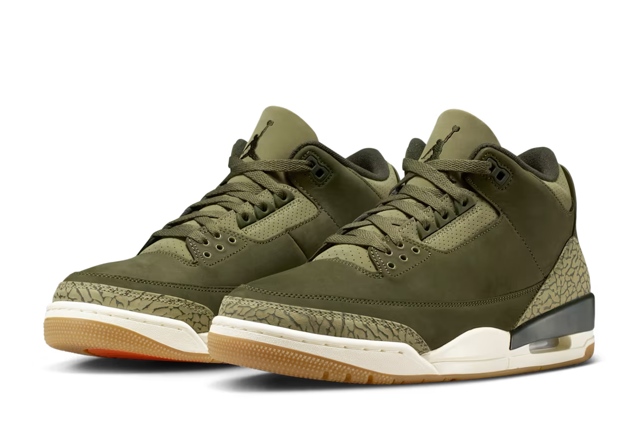 10/25発売｜Nike Air Jordan 3 "Medium Olive"｜抽選/販売/定価情報