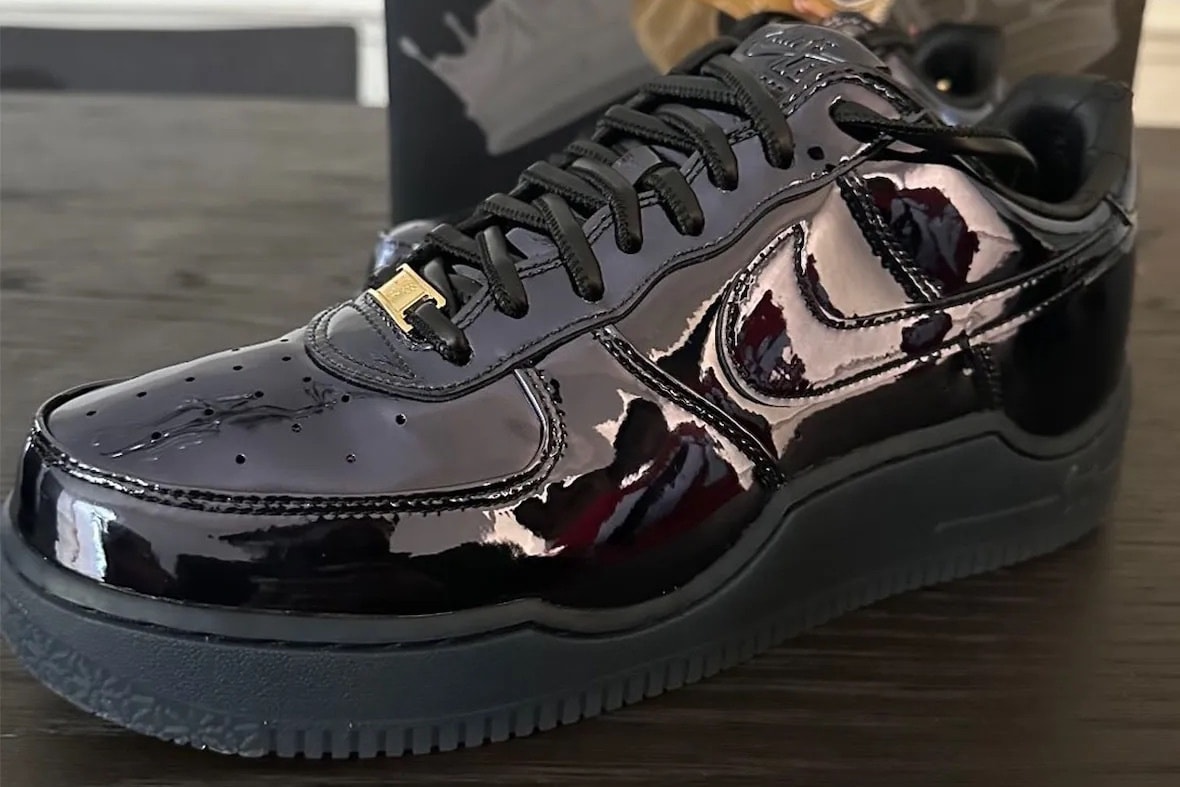 最新リーク|LeBron James × Nike Air Force 1 "Black Patent"|抽選/販売/定価情報