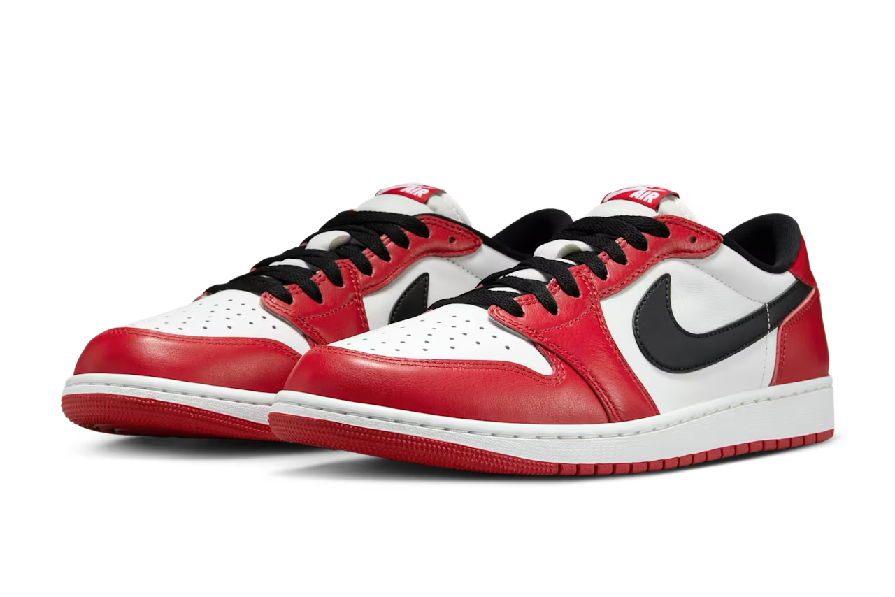 ナイキ エアジョーダン1 レトロ ロー OG シカゴ (2025) 正面画像