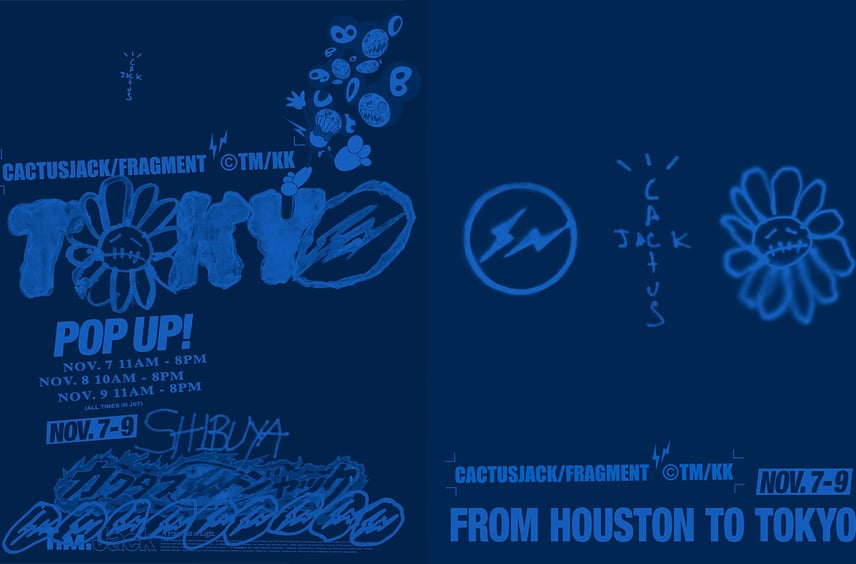 トラヴィス・スコットが率いる「CACTUS JACK」のTOKYO POPUPが開催決定!Fragment、村上隆とのコラボアイテムが登場