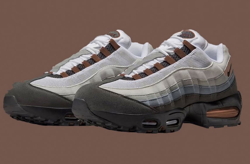 最新リーク| Nike Air Max 95 Big Bubble "White/Medium Grey/Fauna Brown"|抽選/販売/定価情報
