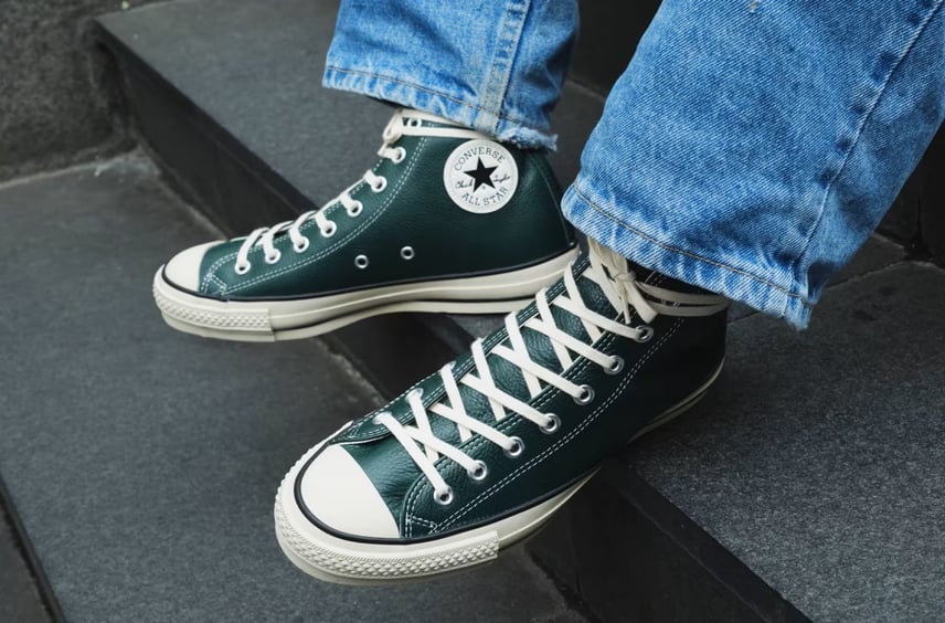 11/21発売|Converse Leather All Star J Hi "Deep Green"|抽選/販売/定価情報