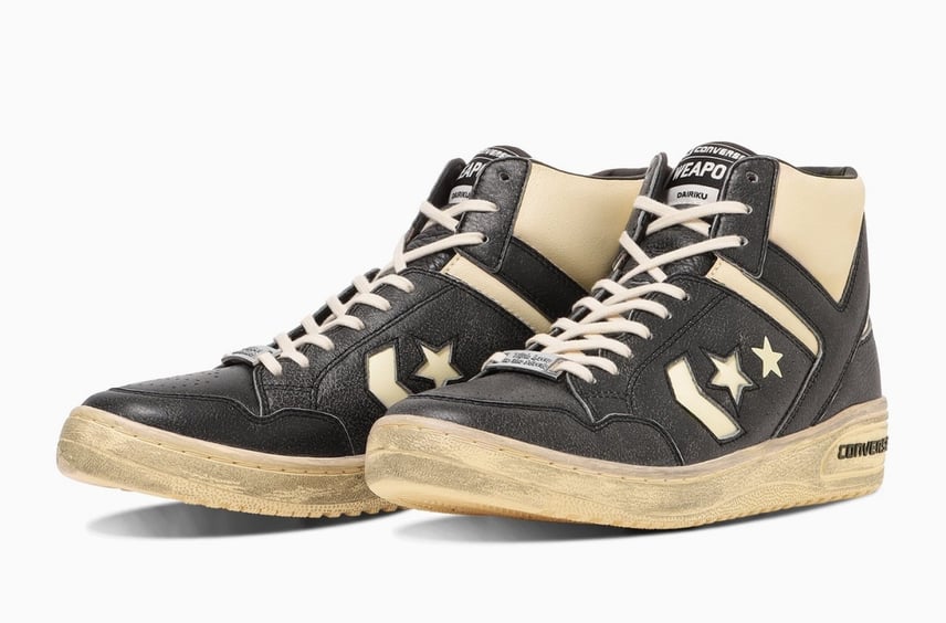11/17発売|DAIRIKU × Converse Weapon Hi "Black/White"|抽選/販売/定価情報