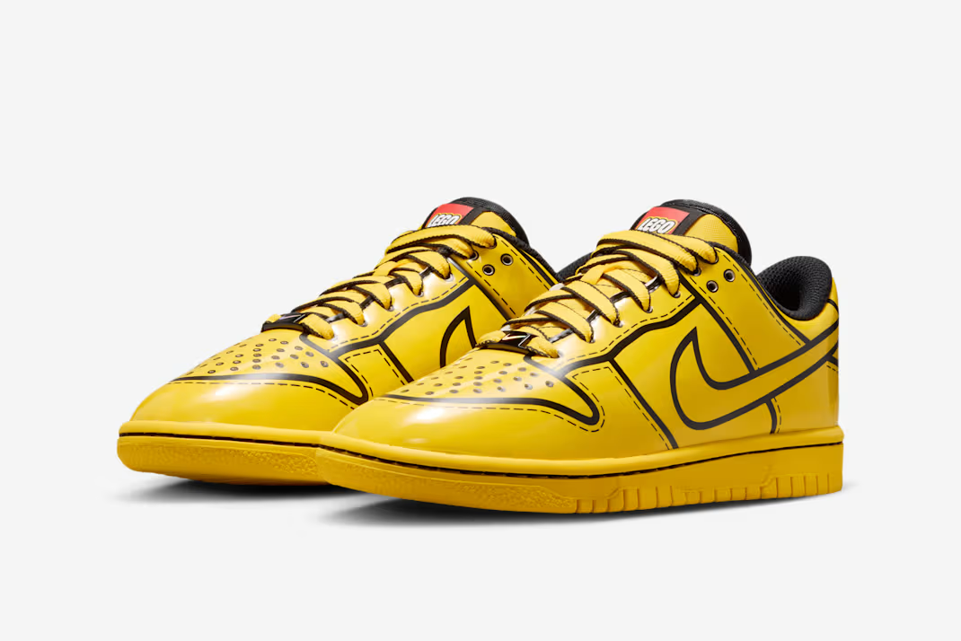 レゴ × ナイキ GS ダンク ロー ツアーイエロー (キッズ) 正面画像