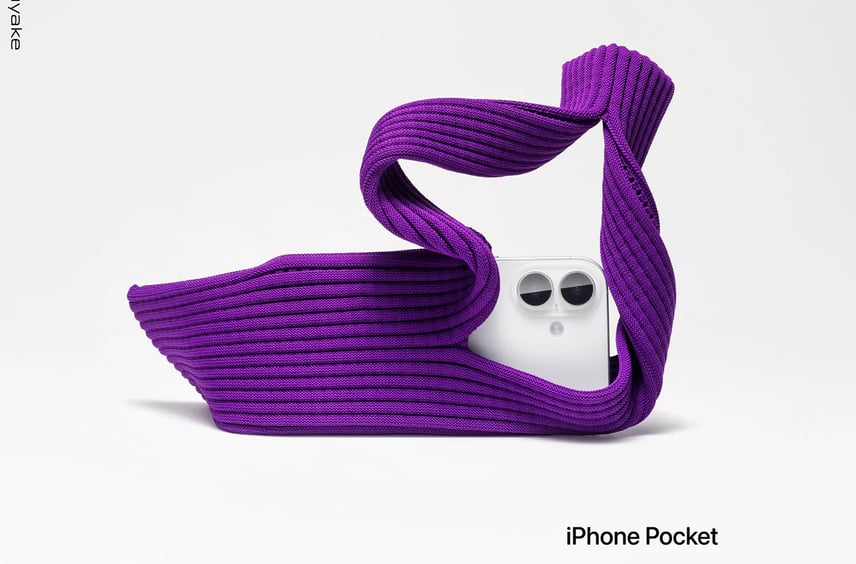 AppleとISSEY MIYAKEによる協業プロジェクト「iPhone Pocket」が11/14より発売開始