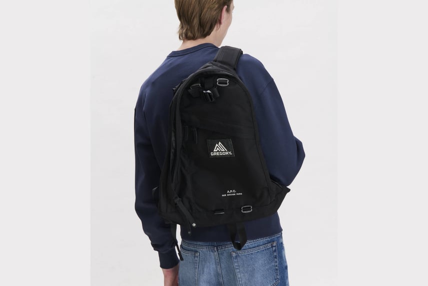 A.P.C.とGREGORYが初タッグ!ミニマリズムと堅牢性が融合した全3型のバッグを発売