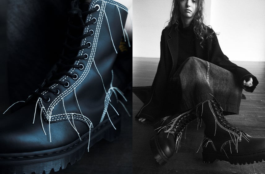12/12発売|Y's × Dr. Martens 10Eye Thread Boot 2colors|抽選/販売/定価情報