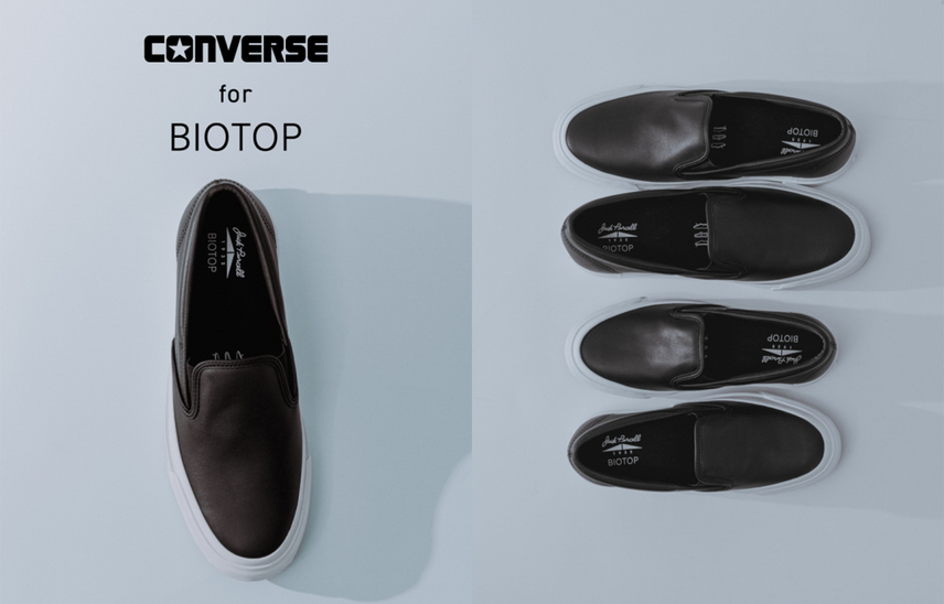 12/5〜予約開始|BIOTOP Exclusive Converse Jack Purcell 1935 Slip-On "Black"|抽選/販売/定価情報