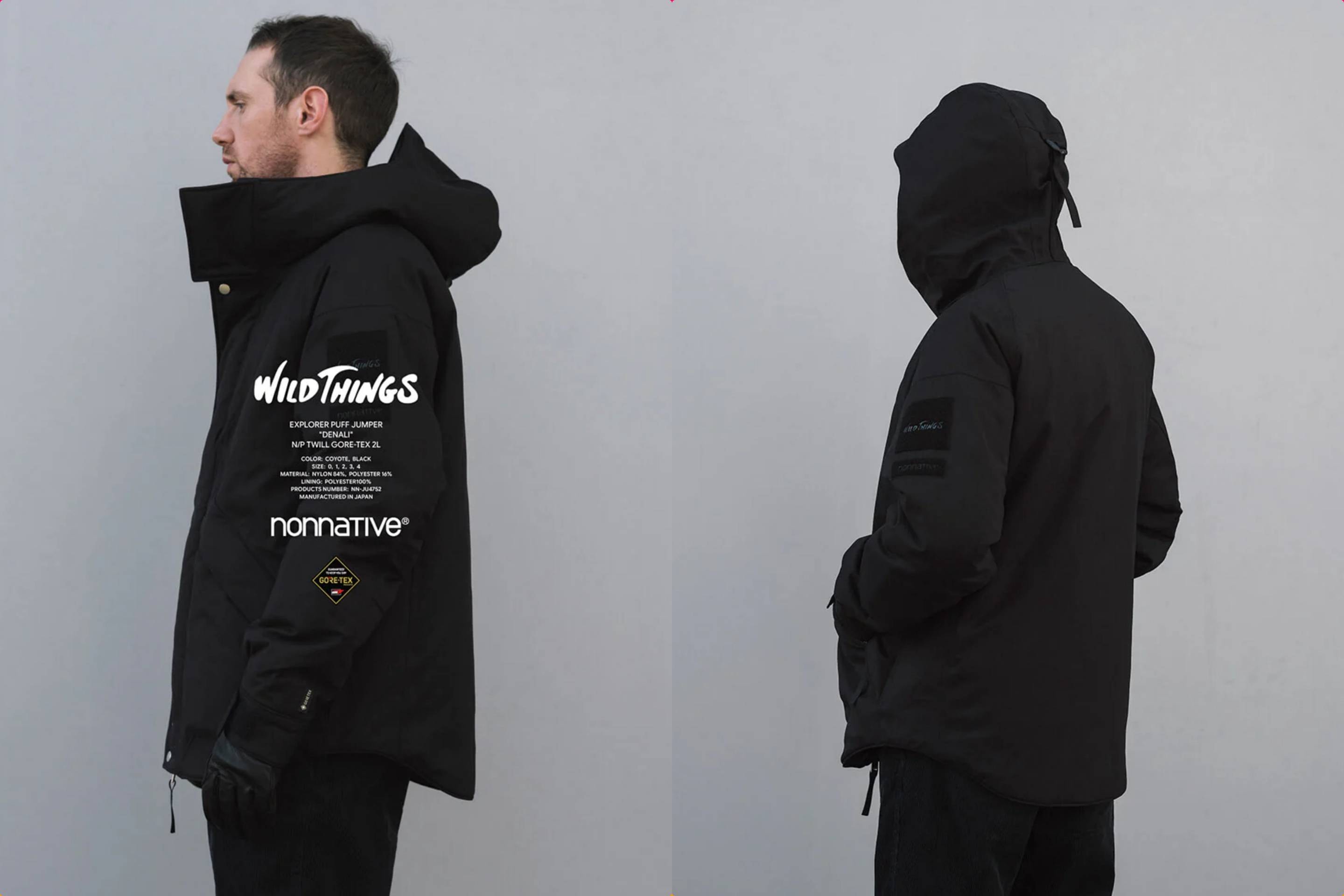 nonnative × WILD THINGSから、真冬の最強ギア「デナリ」&「モンスターパーカー」が登場