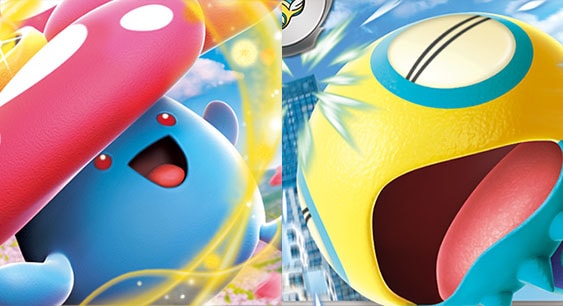 エリカとアオキ、2人の「トレーナーのポケモン」が集結！