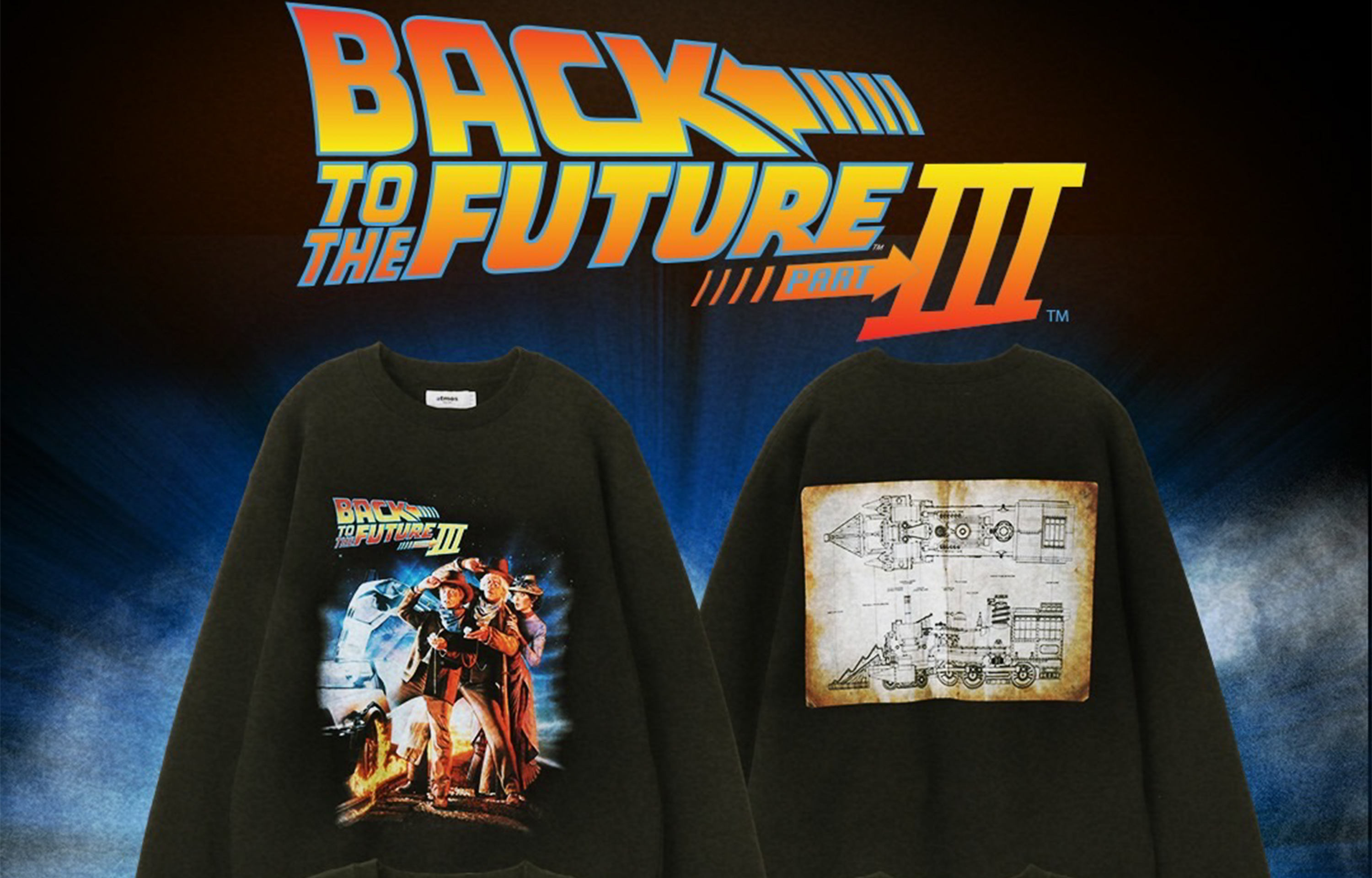 名作映画の世界観を再現。atmos × BACK TO THE FUTURE Part Ⅲ × 超合金による40周年記念コレクションが発売