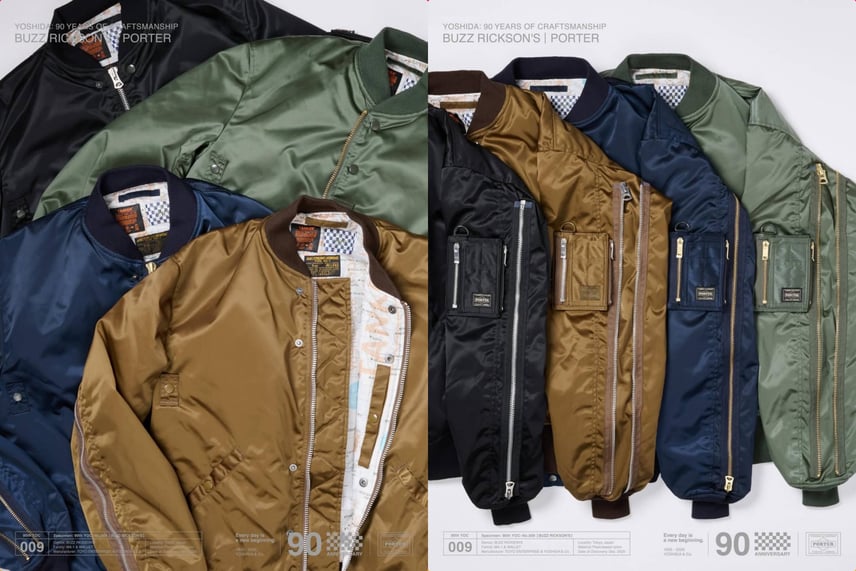 PORTER × BUZZ RICKSON’S、歴史と革新が融合した90周年記念のMA-1が12/24より発売