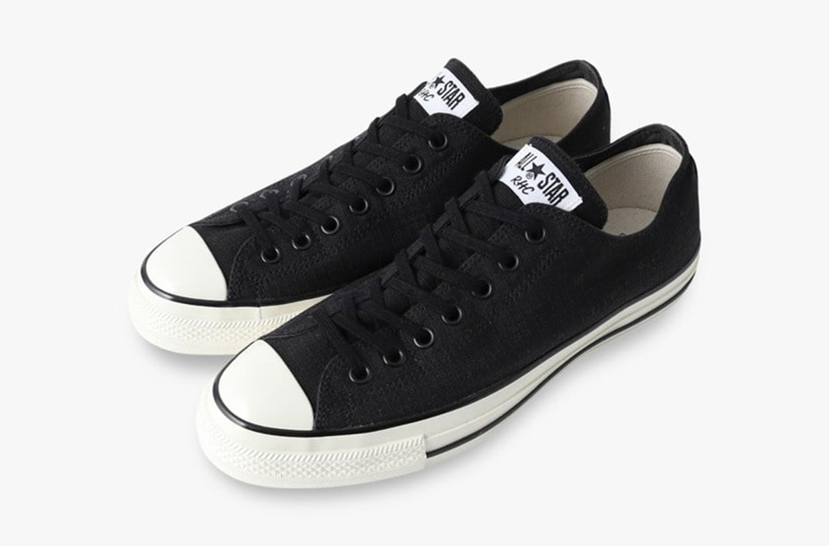 RHC Ron Herman × Converse All Star AGED OX Black 正面画像