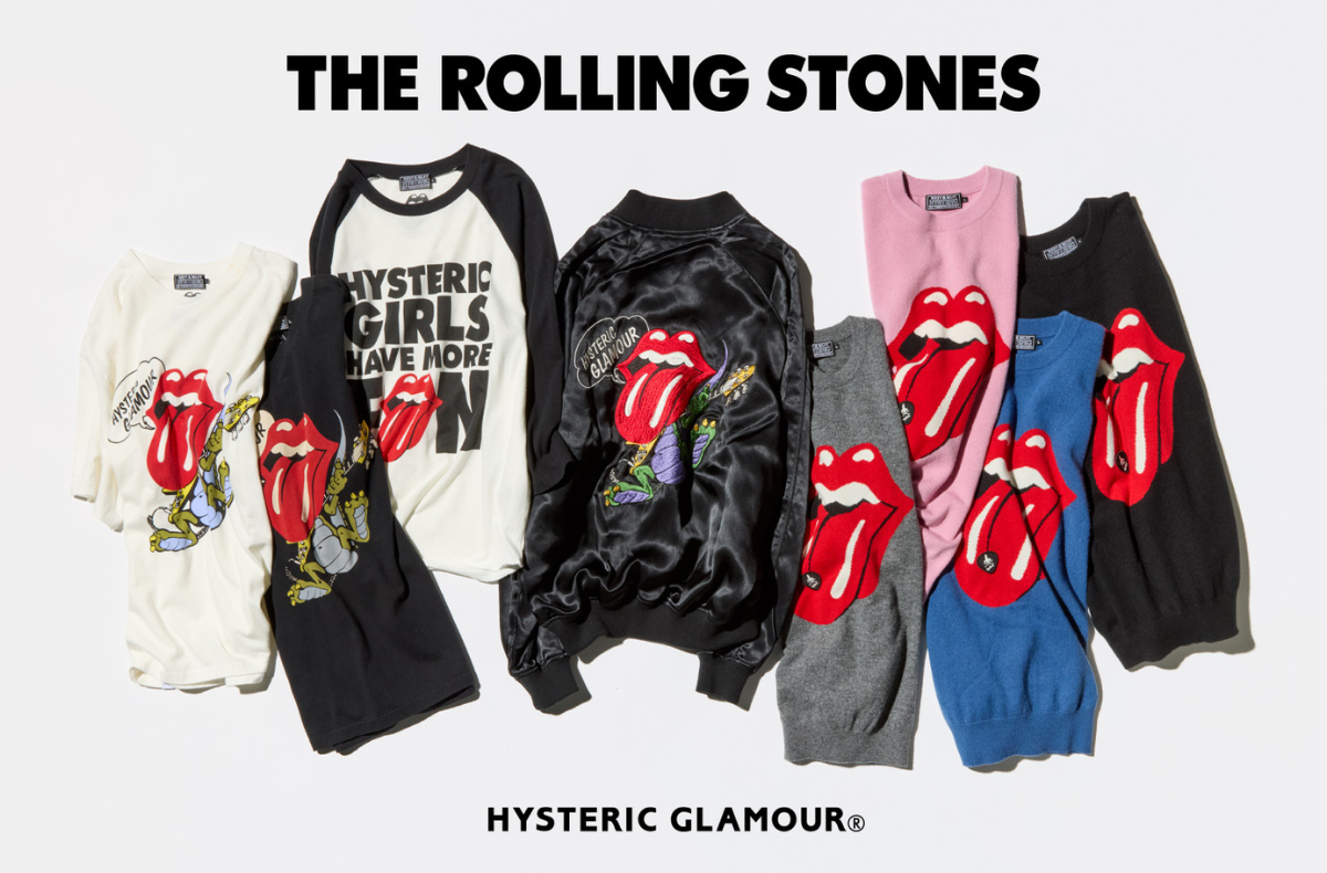HYSTERIC GLAMOUR × THE ROLLING STONES、人気タッグの最新コラボコレクションが1/1発売