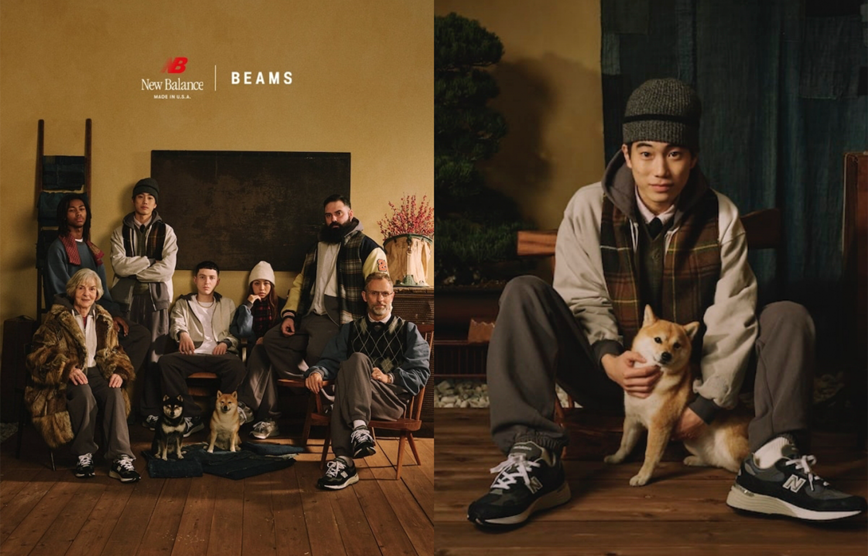 BEAMS × New Balance、Made in U.S.A. 初の別注アパレルコレクションが登場