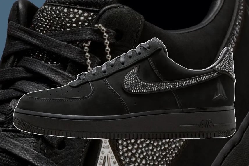 最新リーク|Swarovski × Ja Morant × Nike Air Force 1 Low LX "Black/Silver"|抽選/販売/定価情報