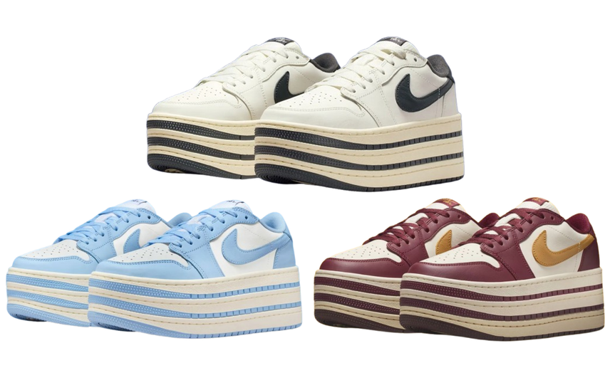 1/23発売|Nike Women's Air Jordan 1 Triple Stack 3colors|抽選/販売/定価情報