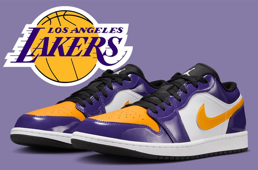 最新リーク|Nike Air Jordan 1 Low "Lakers"|抽選/販売/定価情報